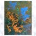 Painting Tutorial | Blue Green Brown Sponge Abstract Art and Palette Knife | Acrylics on Canvas