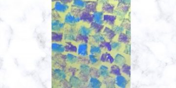 Painting Tutorial | Orange Background Sponge Abstract Art | Acrylics on Canvas | Easy Art