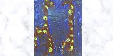 Palette Knife Abstract Art Painting Artwork Giraffe | Acrylics on Canvas | Daily Challenge