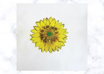 Painting Tutorial | Sunflower Painting | Acrylics on Canvas | For Beginners