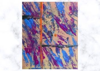 Painting Tutorial |  Grey Background Abstract Art by use of Palette Knife | Acrylics on Canvas