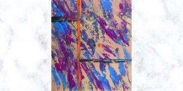 Painting Tutorial |  Grey Background Abstract Art by use of Palette Knife | Acrylics on Canvas