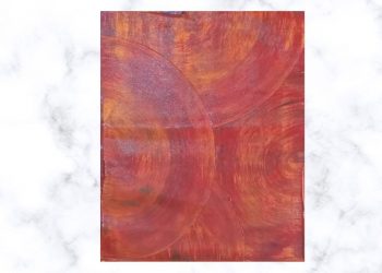 Canvast Abstract Painting | Brown circular painting | Daily Challenge | Easy Art