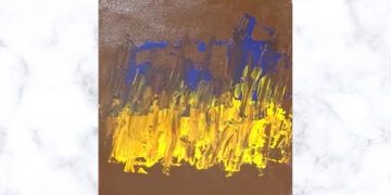 Painting Video of Abstract Art made with Palette Knife | Daily Challenge