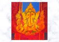 Ganesha Vignhartha Canvas Painting with Acrylics Colors | Daily Challenge | Ganesh Painting